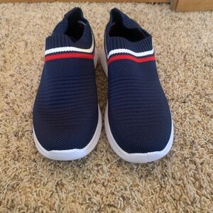 Danskin Red, white & blue slip on sneakers.  New in Box.